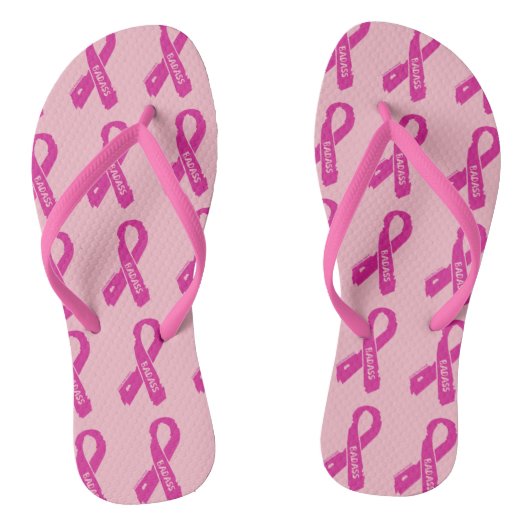 Koolstof in de badas/torn... borstkanker teenslippers (Voetbed)