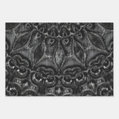 Koolstof Mandala — Papieren pakbladen Inpakpapier Vel (Voorkant 3)