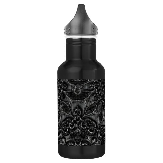 Koolstof Mandala Roestvrij stalen flesje Waterfles (Links)