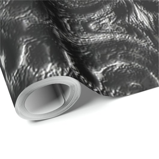 Koolstof Mandala — Verpakkingspapier Cadeaupapier (Rol Hoek)