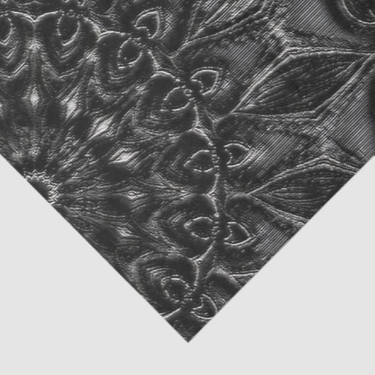 Koolstof Mandala - Weefselpapier Tissuepapier (Detail)