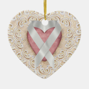 Koolstof met grijze hartinsufficiëntie - SR Keramisch Ornament
