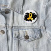 Koolstof met kinderkanker, met kribbel ronde button 5,7 cm (In situ)