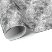 Koolstof, ruw textiel cadeaupapier (Rol Hoek)