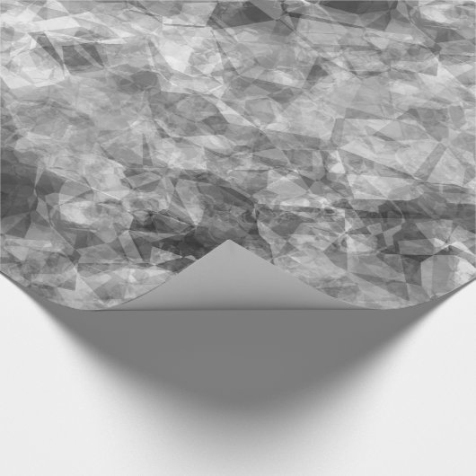 Koolstof, ruw textiel cadeaupapier (Hoek)