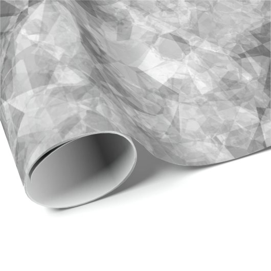 Koolstof, ruw textiel cadeaupapier (Rol Hoek)