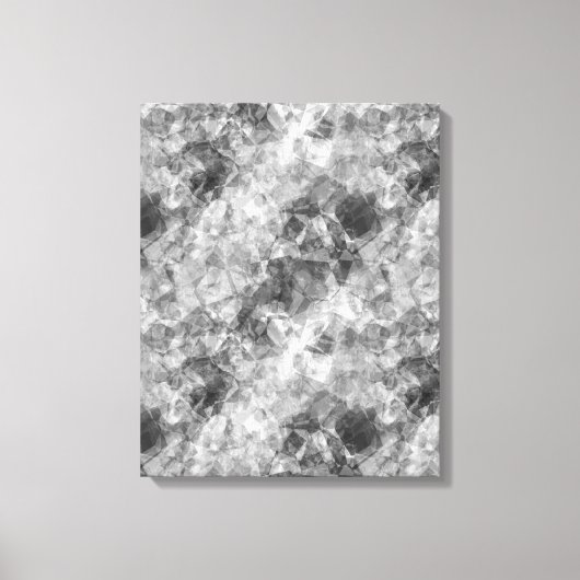 Koolstof, ruw textiel canvas afdruk (Voorkant)