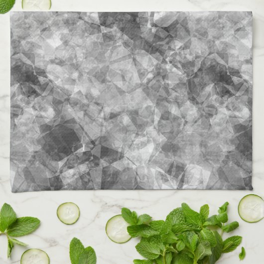 Koolstof, ruw textiel theedoek (Gevouwen)