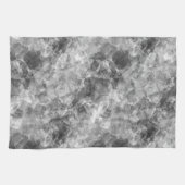 Koolstof, ruw textiel theedoek (Horizontaal)