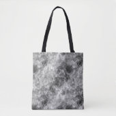 Koolstof, ruw textiel tote bag (Voorkant)