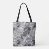 Koolstof, ruw textiel tote bag (Achterkant)