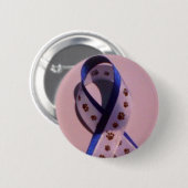 koolstof tegen dierenmishandeling ronde button 5,7 cm (Voorkant /achterkant)