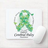 Koolstof van Butterflies Muismat (Met muis)