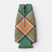 Koolstof van Clan Pollock Crest Flesjeskoeler (Achterkant)