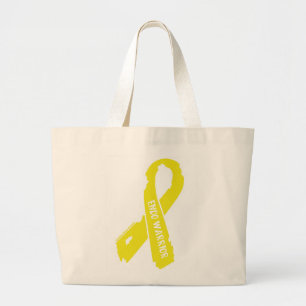 Koolstof van het type Warrior/torn... Endometriose Grote Tote Bag