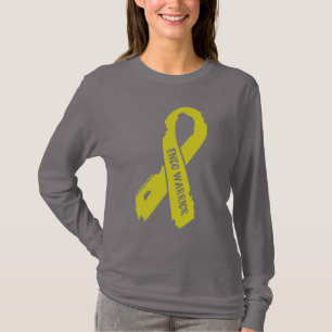 Koolstof van het type Warrior/torn... Endometriose T-shirt