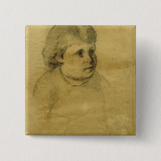 Koolstof Vierkante Button 5,1 Cm (Voorkant)