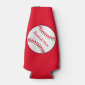 Koolstof voor honkbal mam flesjeskoeler (Voorkant)