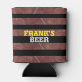 Koolstof Zwarte Roest Strepen, Blikjeskoeler (Achterkant)