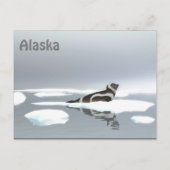 Koolstofafdichting op ijs briefkaart (Voorkant)