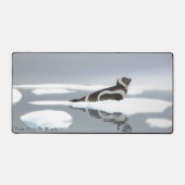 Koolstofafdichting op ijs bureaumat (Voorkant)