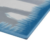 Koolstofafdichting op ijs snijplank (Hoek)