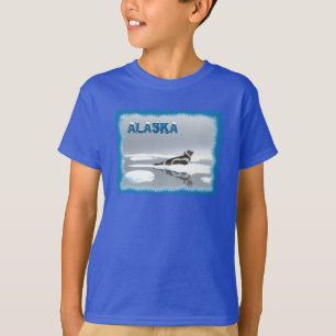 Koolstofafdichting op ijs t-shirt