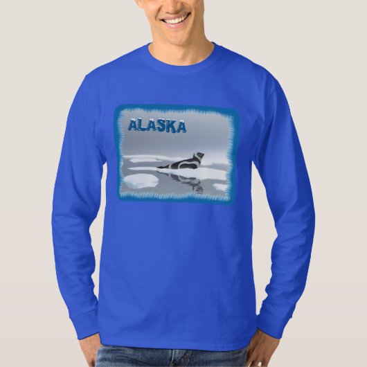 Koolstofafdichting op ijs t-shirt (Voorkant)
