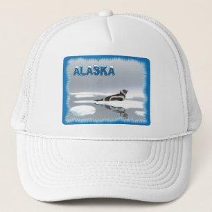 Koolstofafdichting op ijs trucker pet