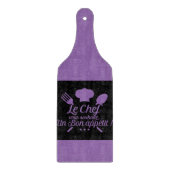 Koolstofappétiet Snijplank (Voorkant)