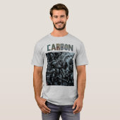 Koolstofbasisch t-shirt (Voorkant volledig)