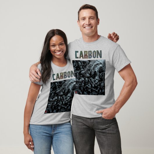 Koolstofbasisch t-shirt (Unisex)