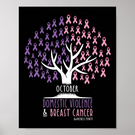 Koolstofboom - borstkanker en huiselijk geweld poster (Voorkant)
