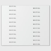 KOOLSTOFDOOS CADEAUPAPIER (Vlak)