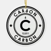 Koolstofelement keramische sierelementen keramisch ornament (Voorkant)