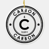 Koolstofelement keramische sierelementen keramisch ornament (Achterkant)