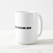 Koolstofemissies op nul koffiemok (Voorkant rechts)