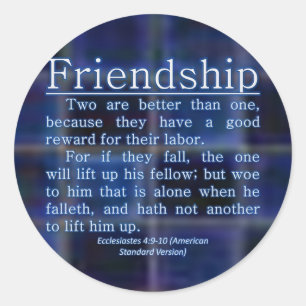 Koolstoffen 4:9-10 ronde sticker