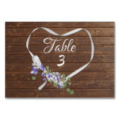 Koolstofhart op schuurhout kaart (Voorkant)