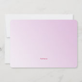 Koolstofharten Bridal Shower-uitvindingen Kaart (Achterkant)