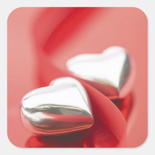 Koolstofharten Vierkante Sticker (Voorkant)