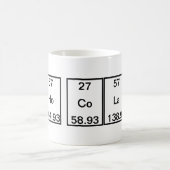 KoolstofHolmium Cobalt Lanthaantellurium Koffiemok (Center)