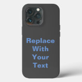 Koolstofkoptekst Voeg je eigen tekstvervanging toe Case-Mate iPhone Case (Achterkant)