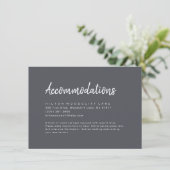 Koolstofminimalistische scriptaccommodatie informatiekaartje (Staand voorkant)