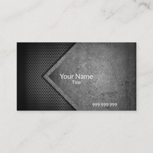 Koolstofmodern Visitekaartje (Voorkant)