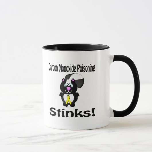 Koolstofmonoxide-gifsteen Stinks Skunk Awareness D Mok (Rechts)