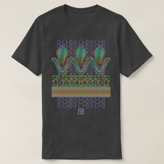 Koolstofnanobuizen T-shirt (Design voorkant)