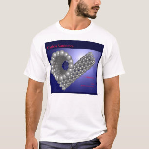Koolstofnanobuizen (voorkant) t-shirt
