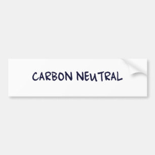 Koolstofneutraal Bumpersticker