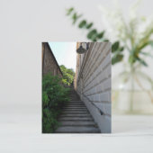 koolstofreis, trappen briefkaart (Staand voorkant)